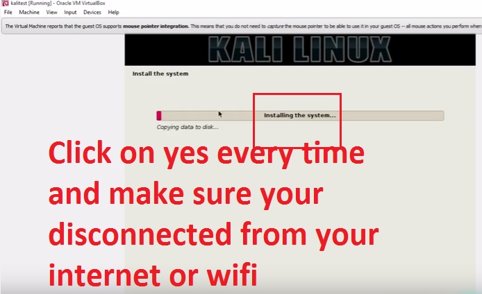 install kali linux on windows 10 virtualbox