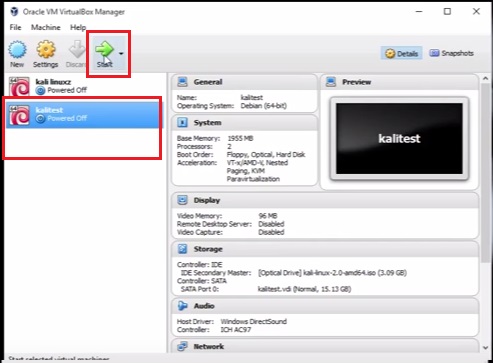 Install Kali Linux Easily-VirtualBox Windows 10