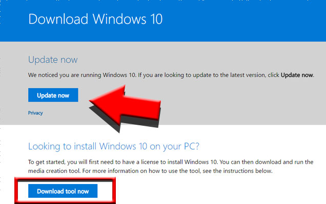 Get Windows 10 Creators Update